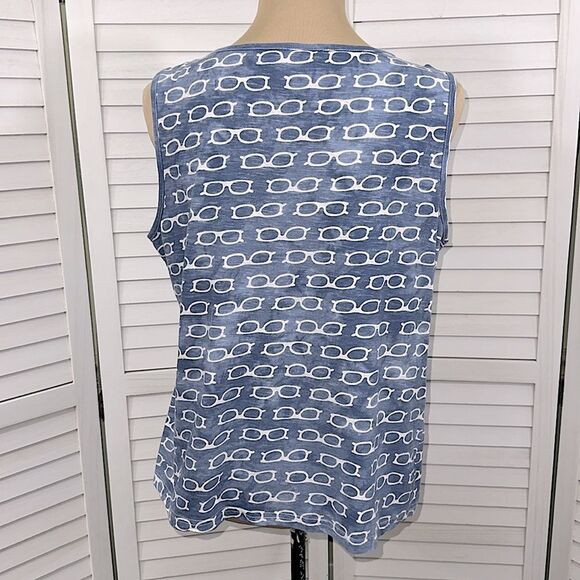 Chico's Zenergy Novelty Twin Set Size 2 (12) Large Cotton - Picture 5 of 16